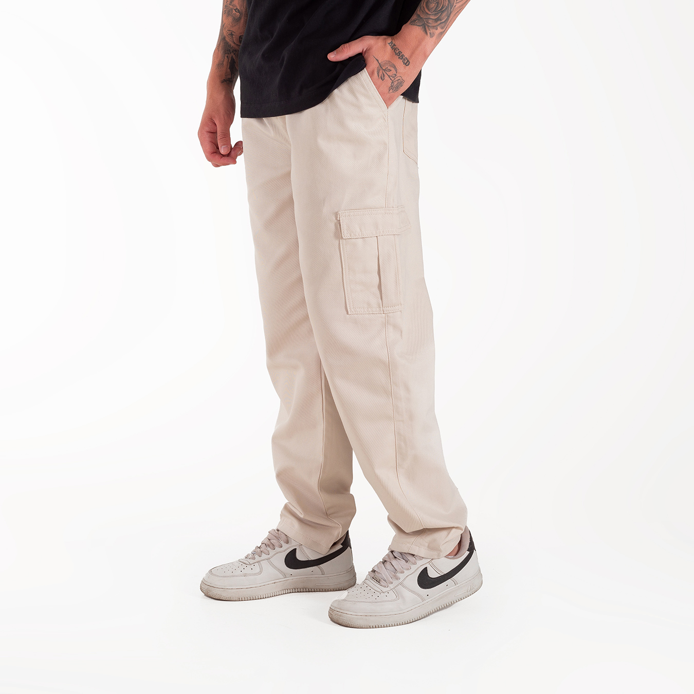 CALCA BRIM CARGO UNISSEX